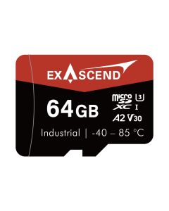 microSD300 Series Industrial 64GB microSD Card (-40~85°C)