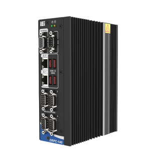 DRPC-140-EHL Fanless DIN-Rail Embedded Computer