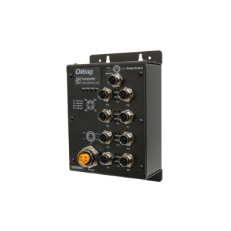TXPS-1080 EN50155 8-port unmanaged PoE Ethernet switch