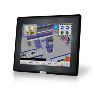 DM-F17A, 17" LCD touch, 9~36VDC input