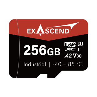 microSD300 Series Industrial 256GB microSD Card (-40~85°C)